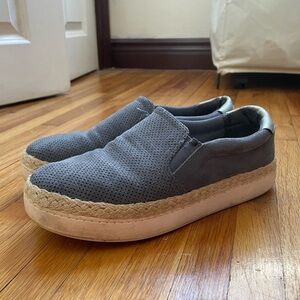 Dr Scholl’s Be Free Slip On Shoes Sneakers Women’s Size 8 Blue Suede